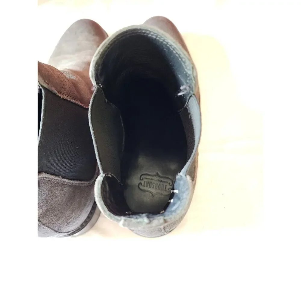 Thursday Boots dark gray Men’s Suede Chelsea Boots Size 9